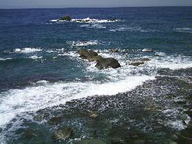 Felsen im Meer